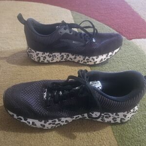 Brooks Size 10B Sneakers with Animal Print Sole. Has Some Wear, See Pics.